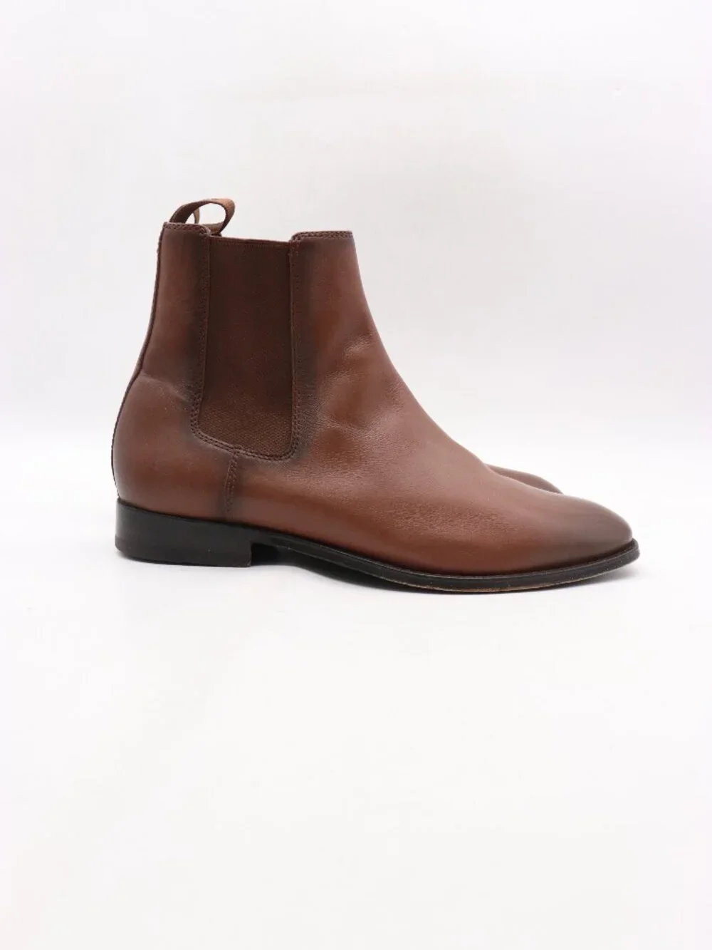 Coach Chelsea Boots Men's Size 8.5 D Brown Leather Ankle Pull On Classic Shoes